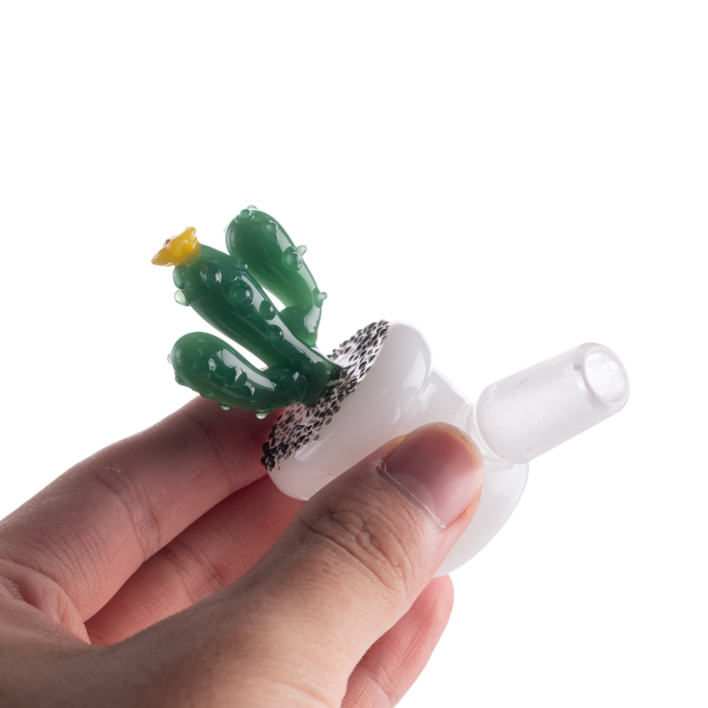 Mini Mushroom and Cactus Glass Pipe