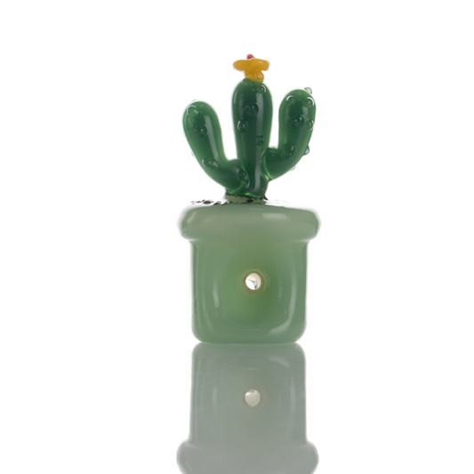 Mini Mushroom and Cactus Glass Pipe