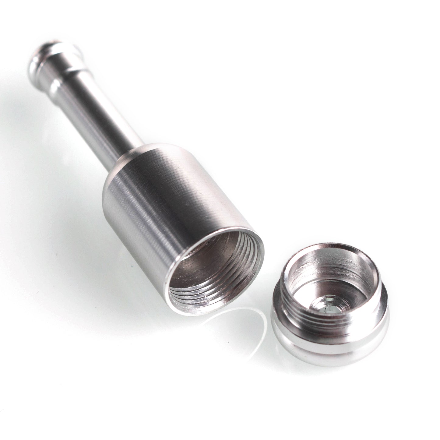 Barrel Metal Tobacco Pipe - 68mm Hand Pipe YD4413 (Random Color)