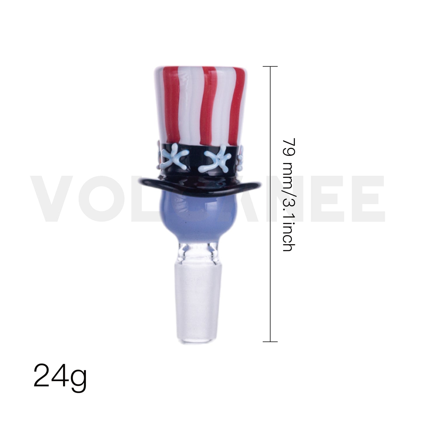 Hat Shape Glass Bowl Piece PT2101