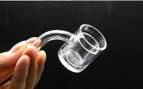 Volcanee 30mm Quartz Banger with Quartz Slits Insert