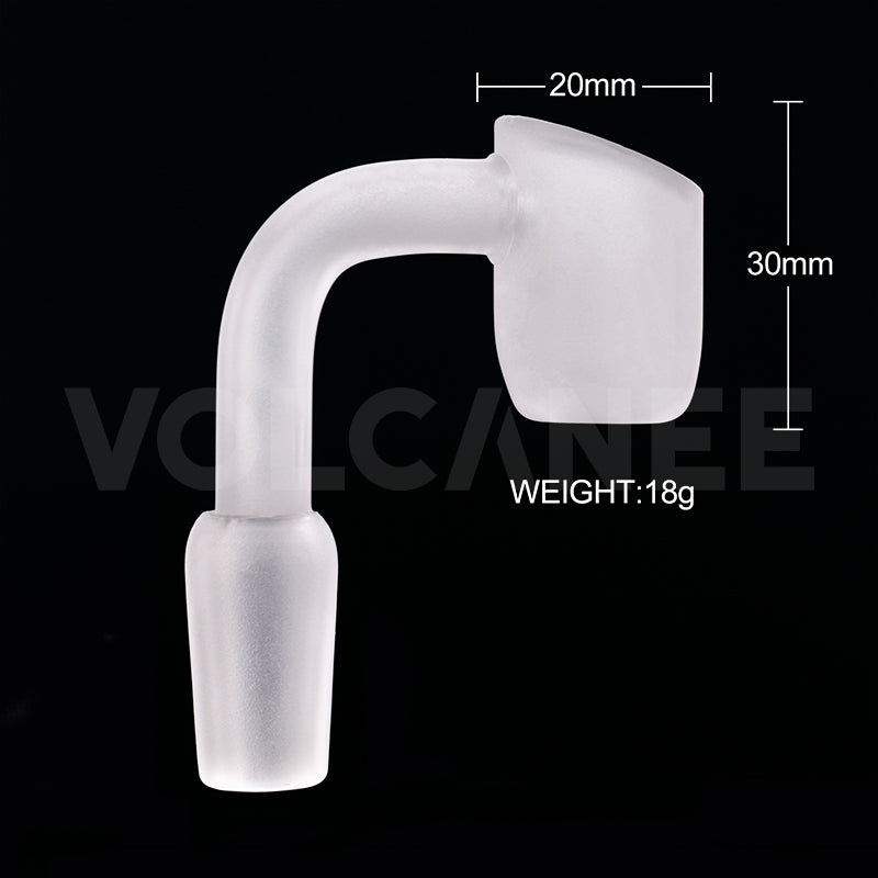 20mm Bevel Quartz Banger - 4mm Wall 2mm Bottom D201474