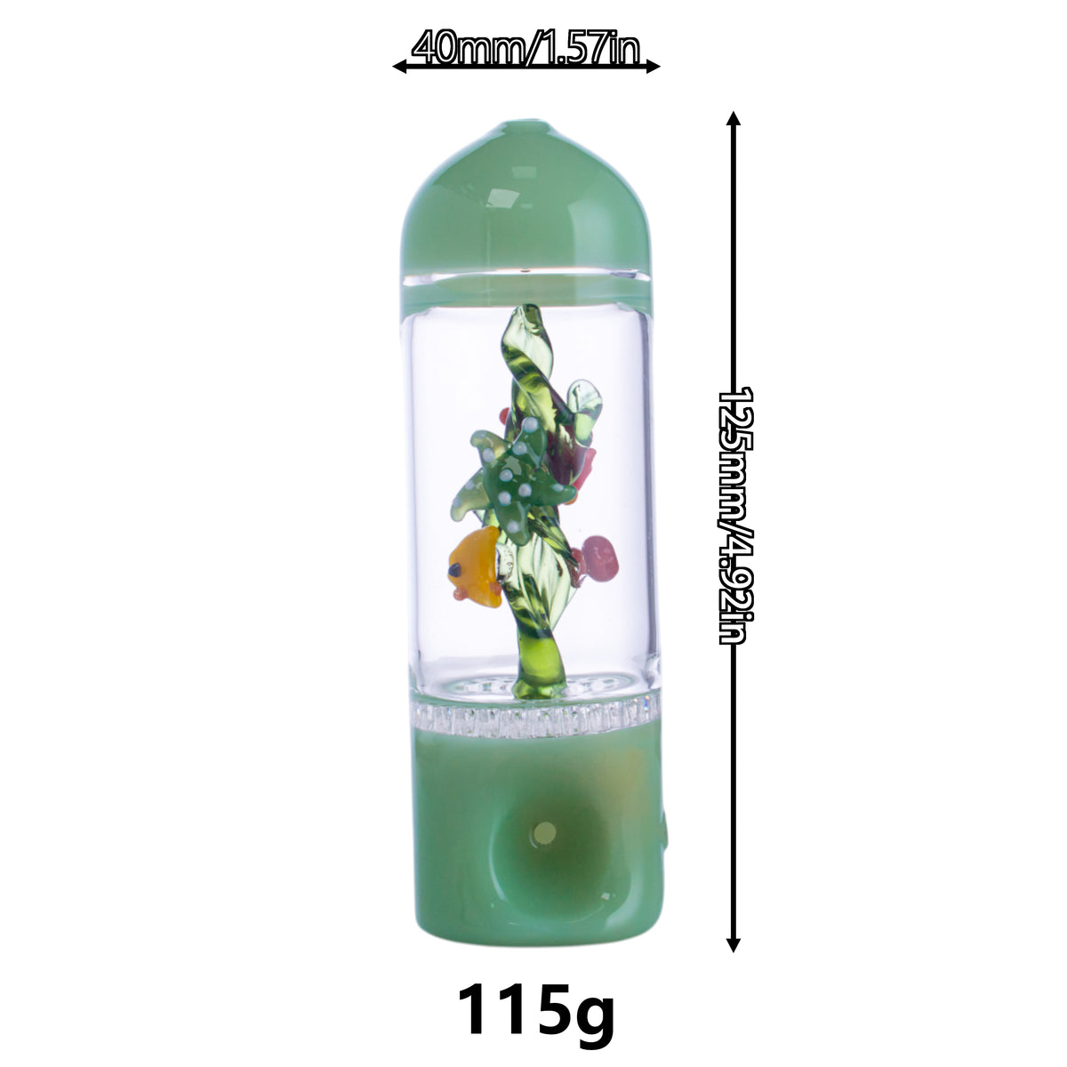 Fish-Shaped Glass Art Decor, YD6398