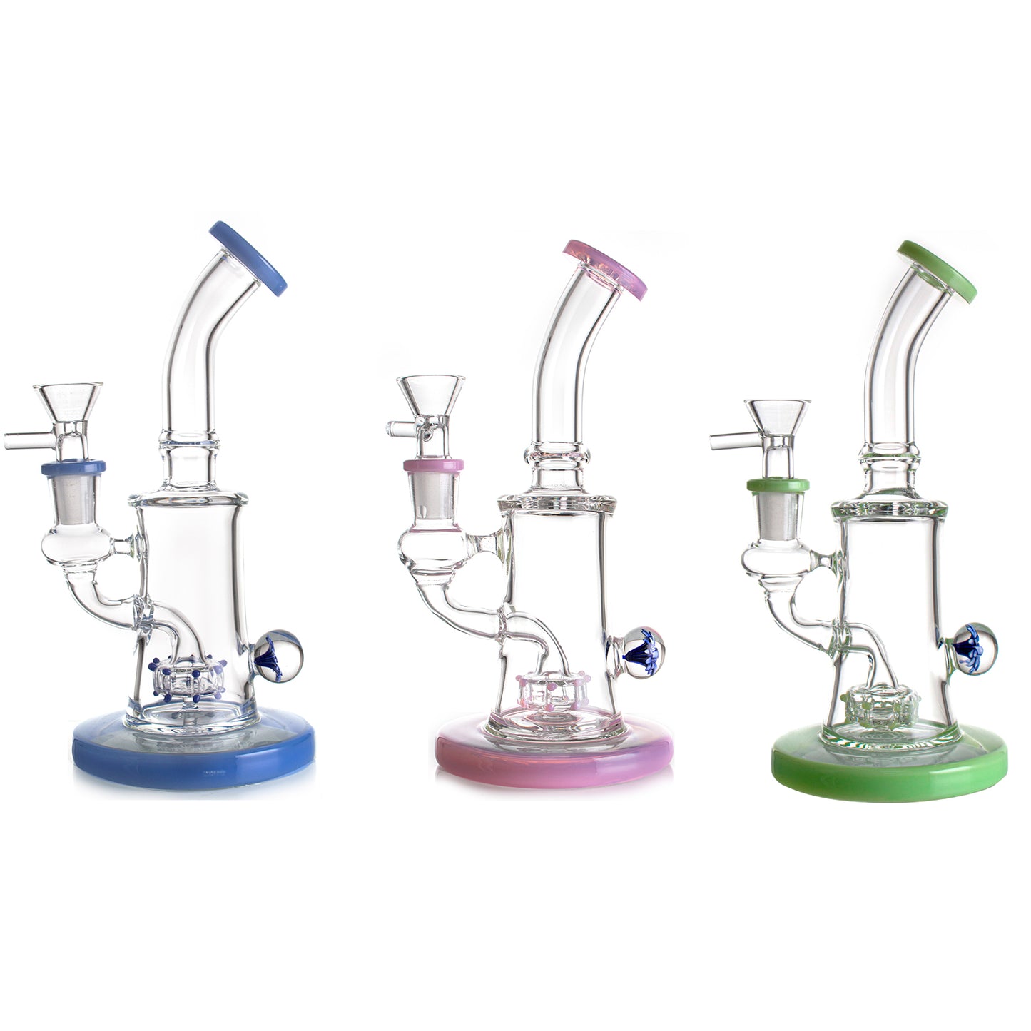 Flower Bead Glass Bong H880