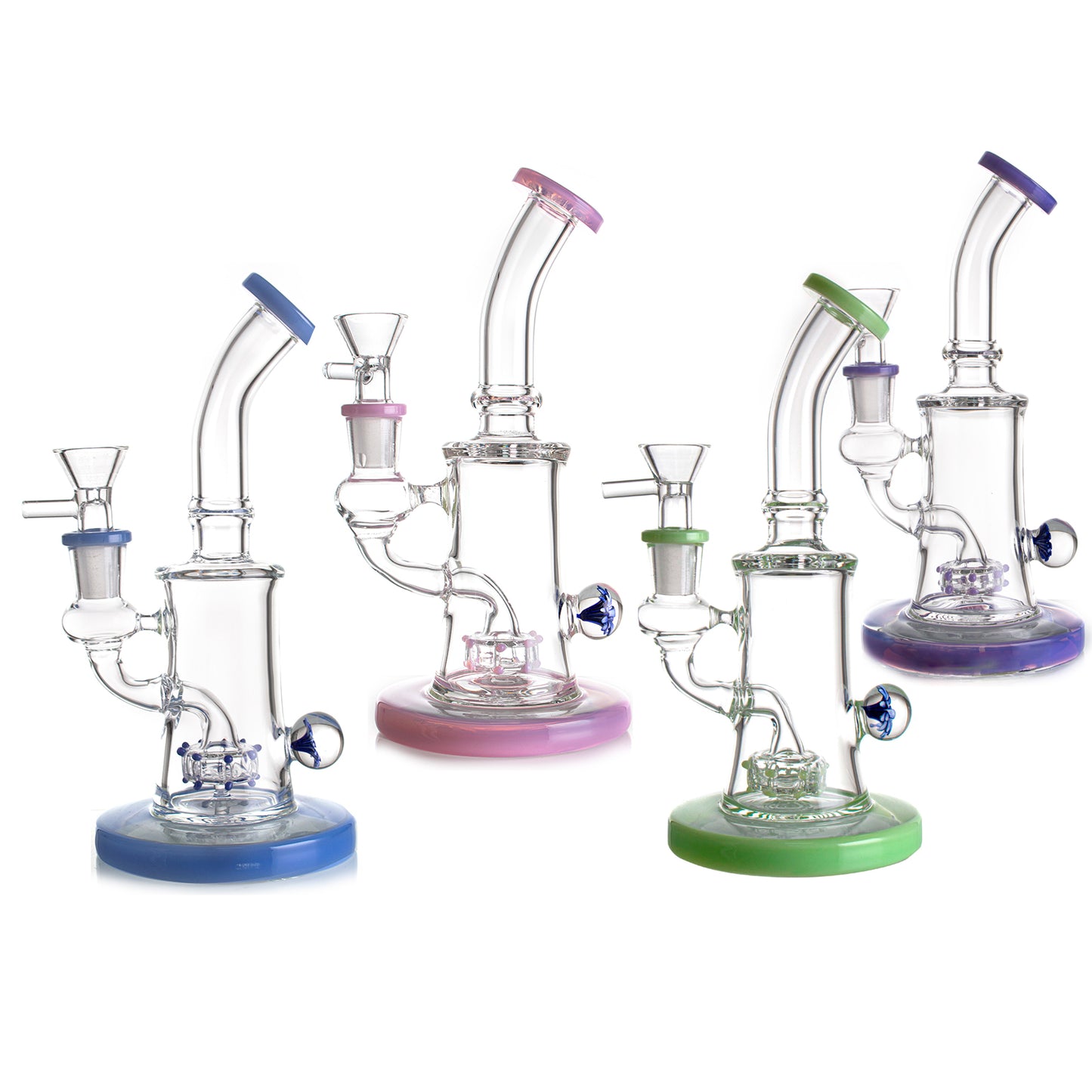 Flower Bead Glass Bong H880