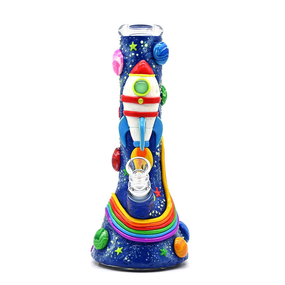 Space Rocket Glass Bong