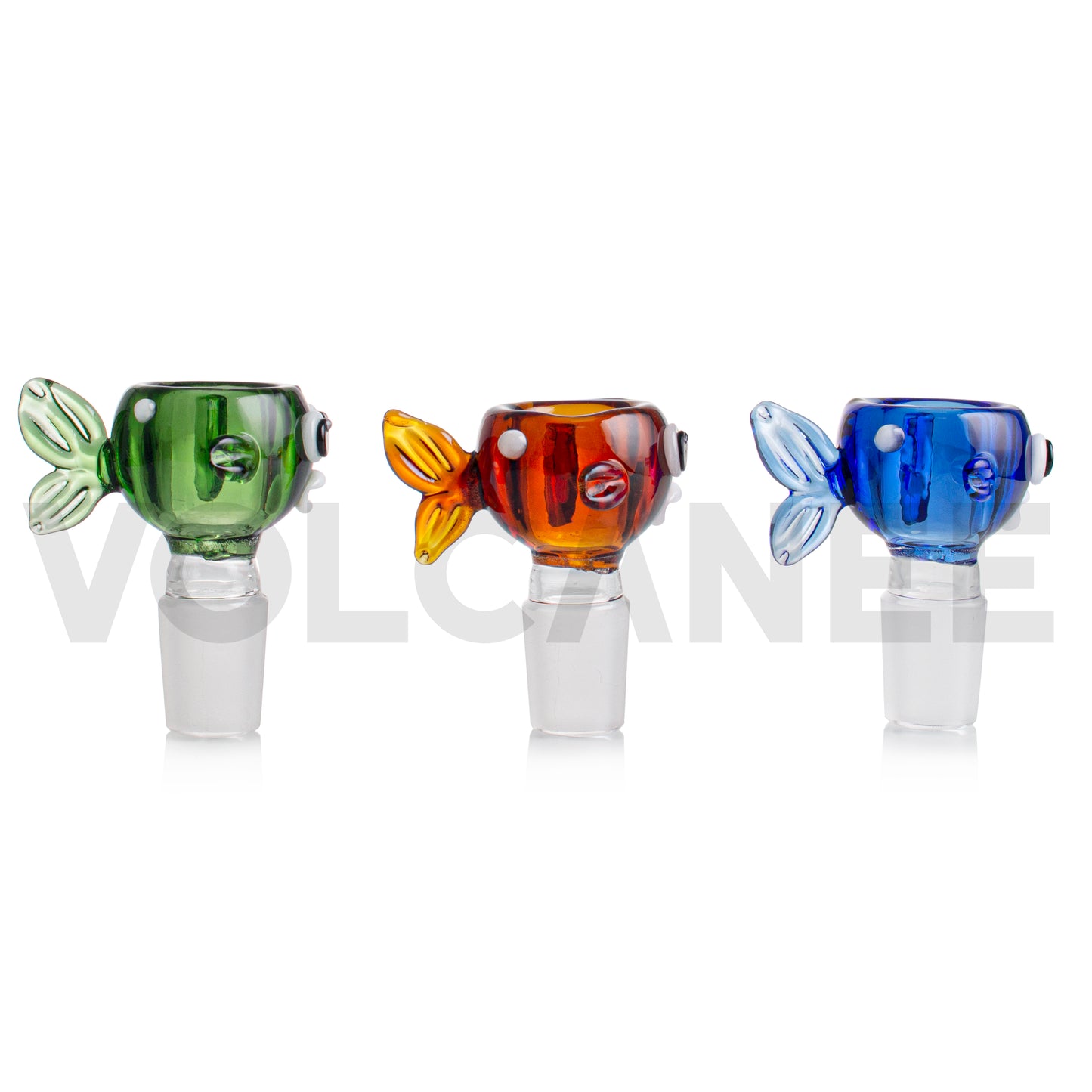 Goldfish Shape Glass Bowl Piece PT2120