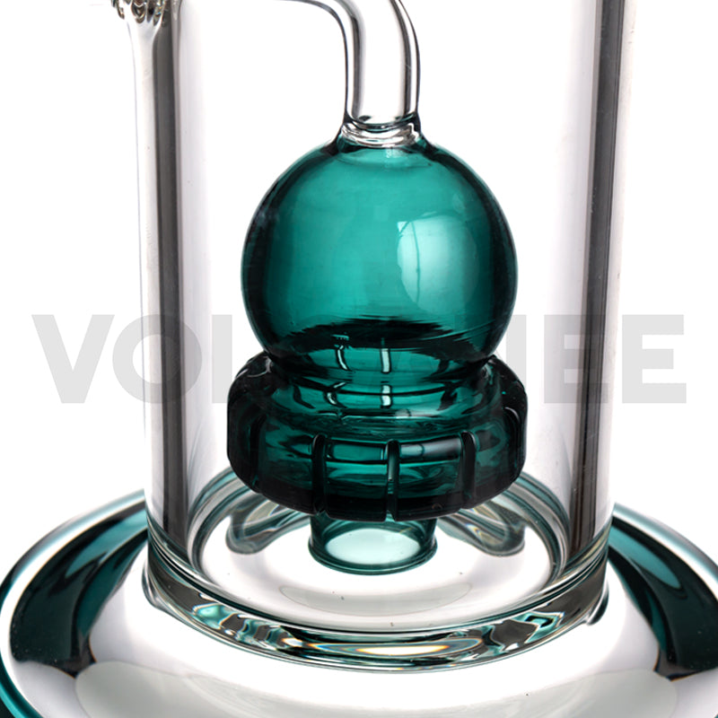 Glass Bong with 2-layer Ball Filters