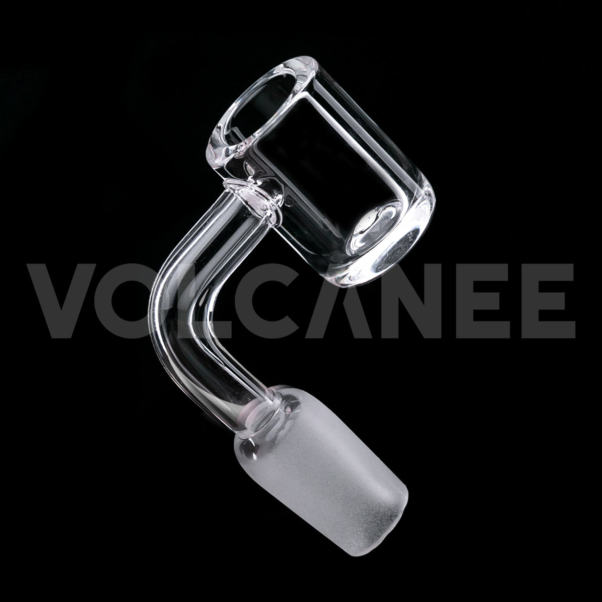20mm Bevel Quartz Banger - 4mm Wall 2mm Bottom Frosted D201446