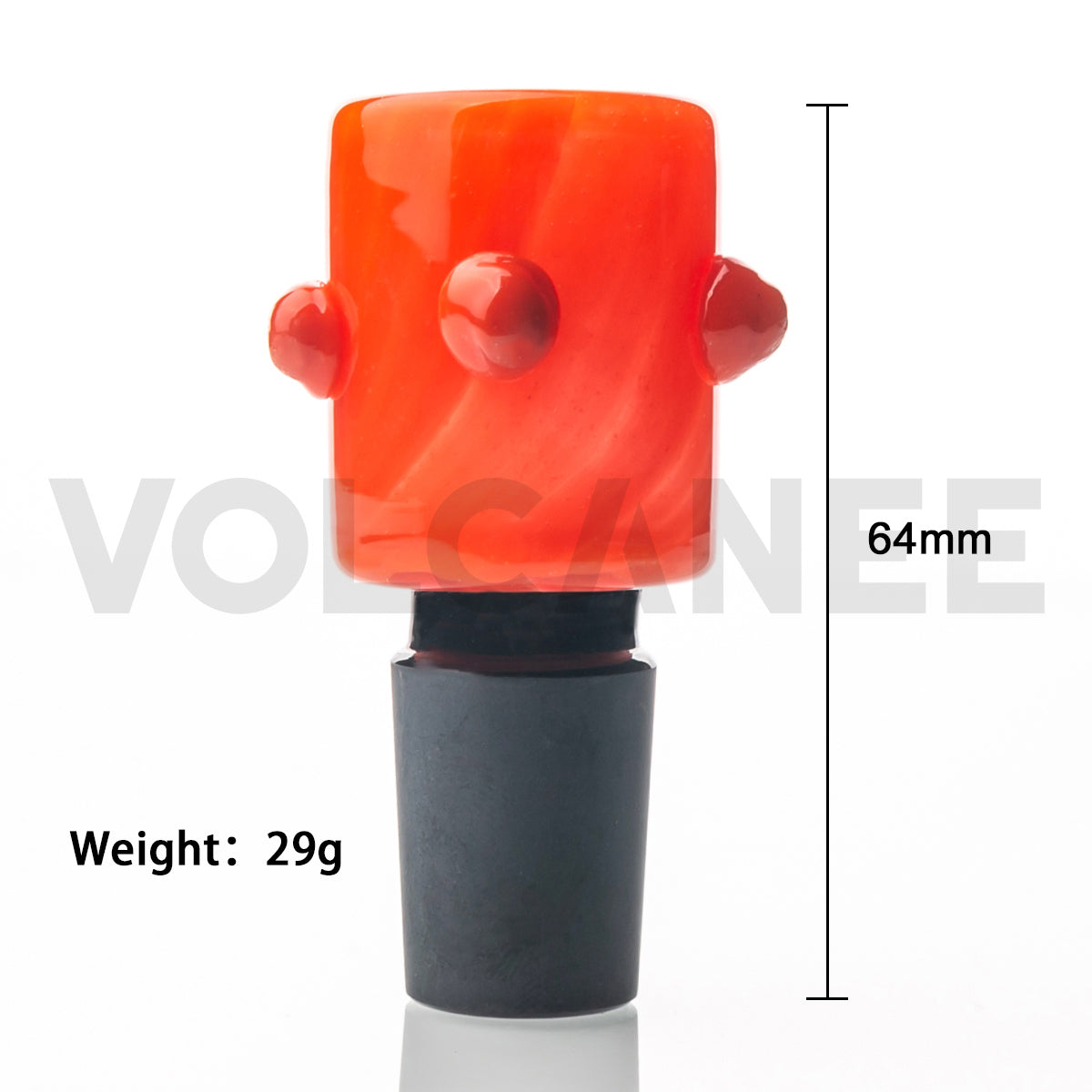 Orange Glass Bowl Piece PT532