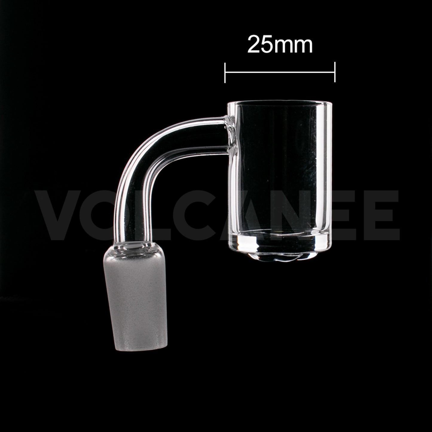 25mm Hexagon Star Quartz Banger - 2mm Wall 4mm Bottom D251070