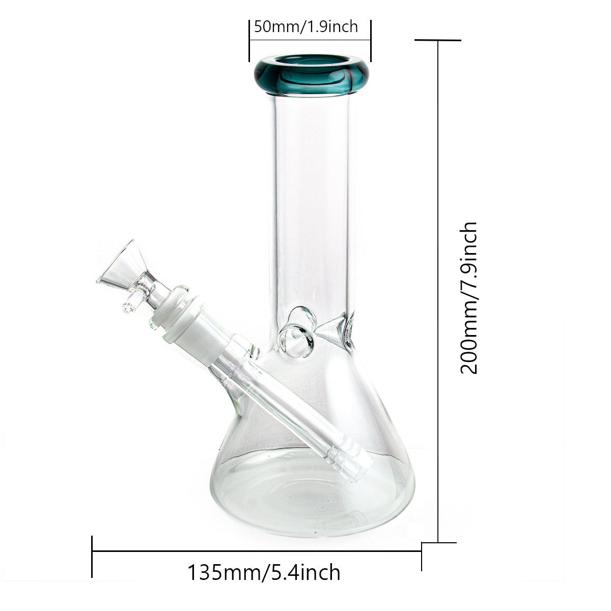 Glass Beaker Bong H2370