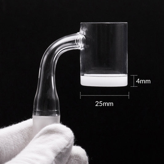Volcanee 4mm Thick Opaque Bottom Gavel Quartz Banger