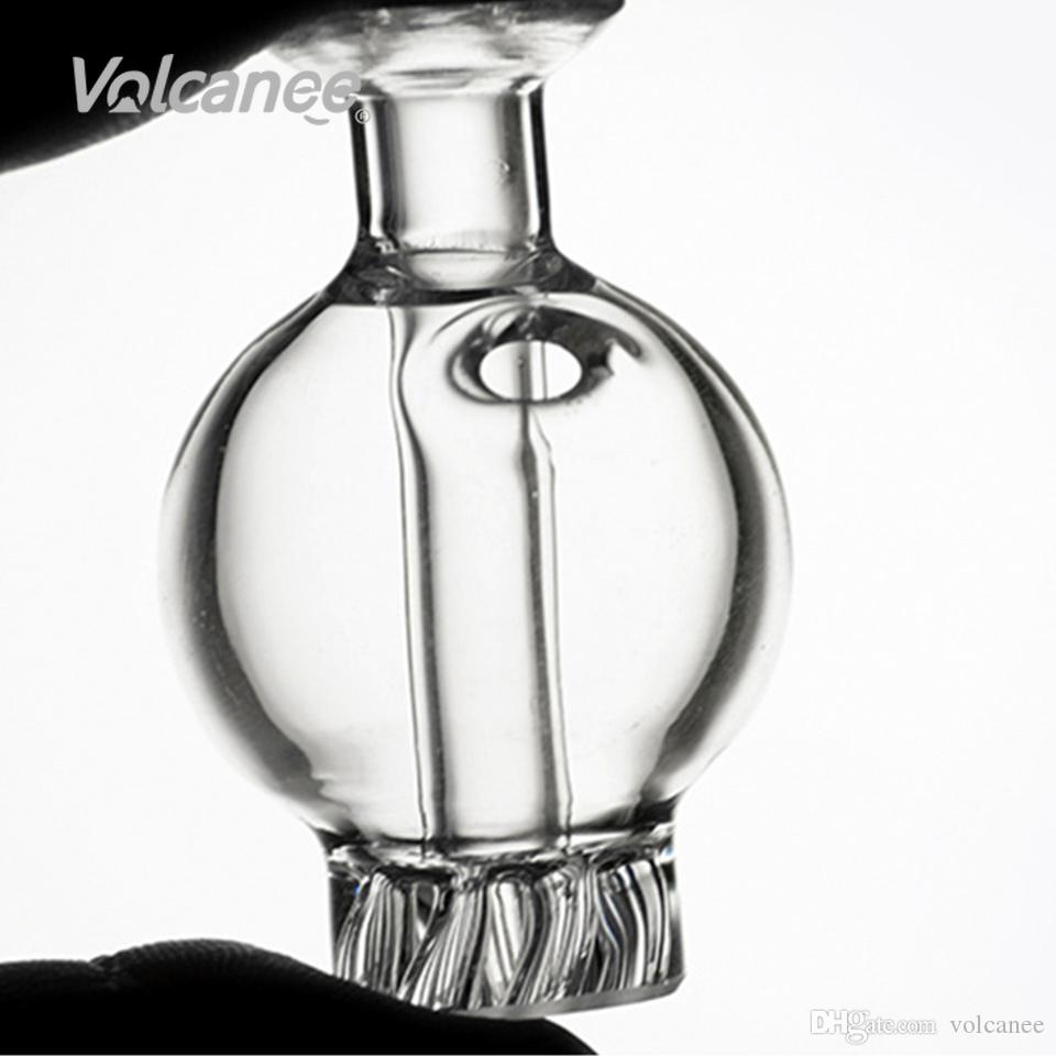 Volcanee Glass Cyclone Riptide Spinning carb caps With Air Hole for 25mm 30mm quartz banger