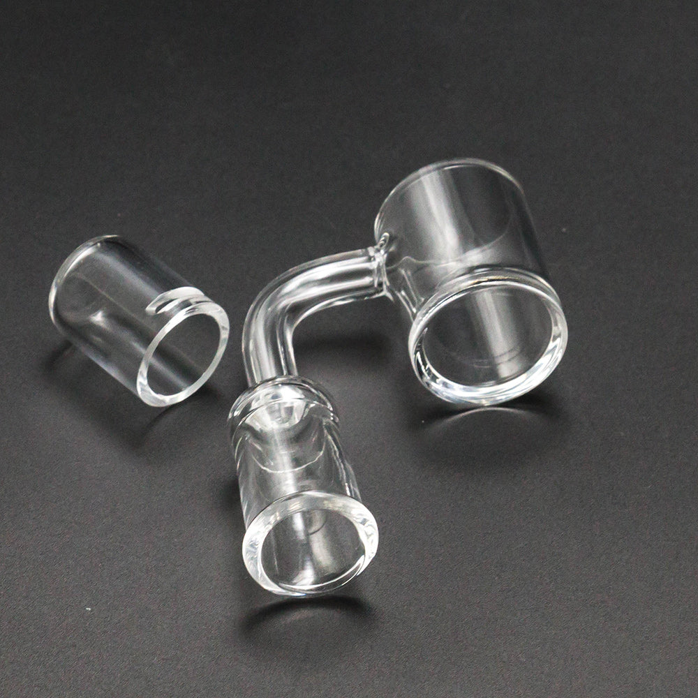 Volcanee 25 mm Quartz Banger with Quartz Slits Insert