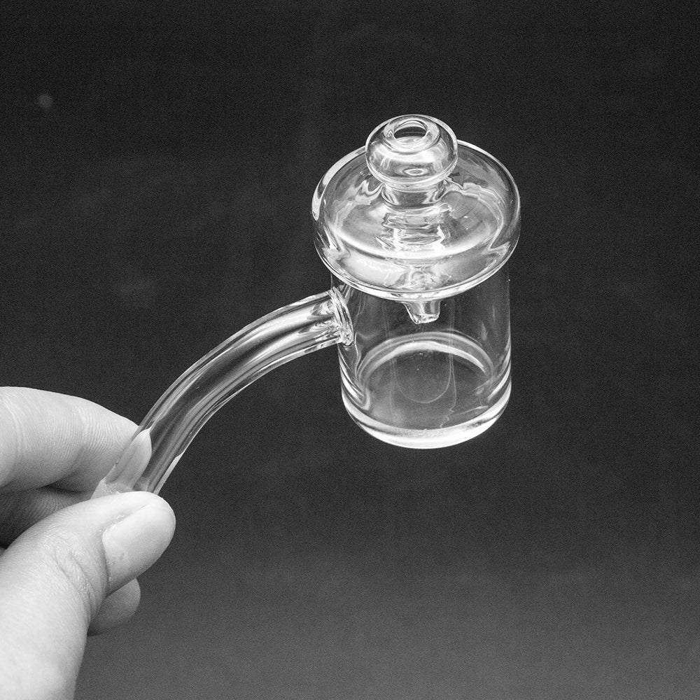 Volcanee Flat Top XXXL Quartz Banger OD 30 mm with Carb Cap