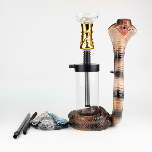 New hookah snake sheesha pipes skull-shape glass hookah