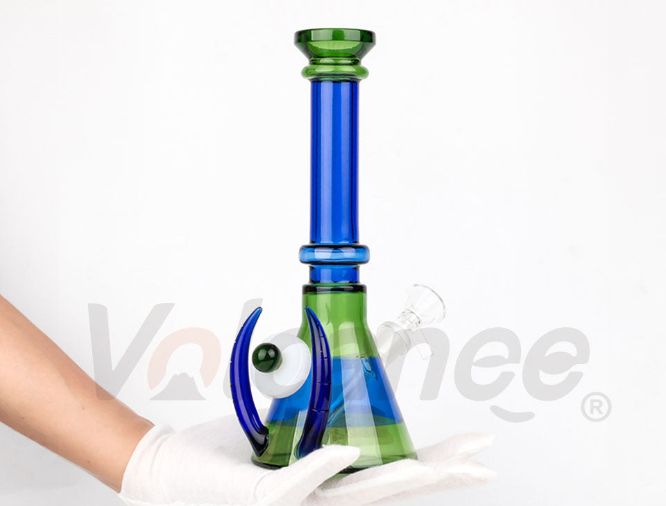 Tall Percolator Recycler Perc Glass Bong