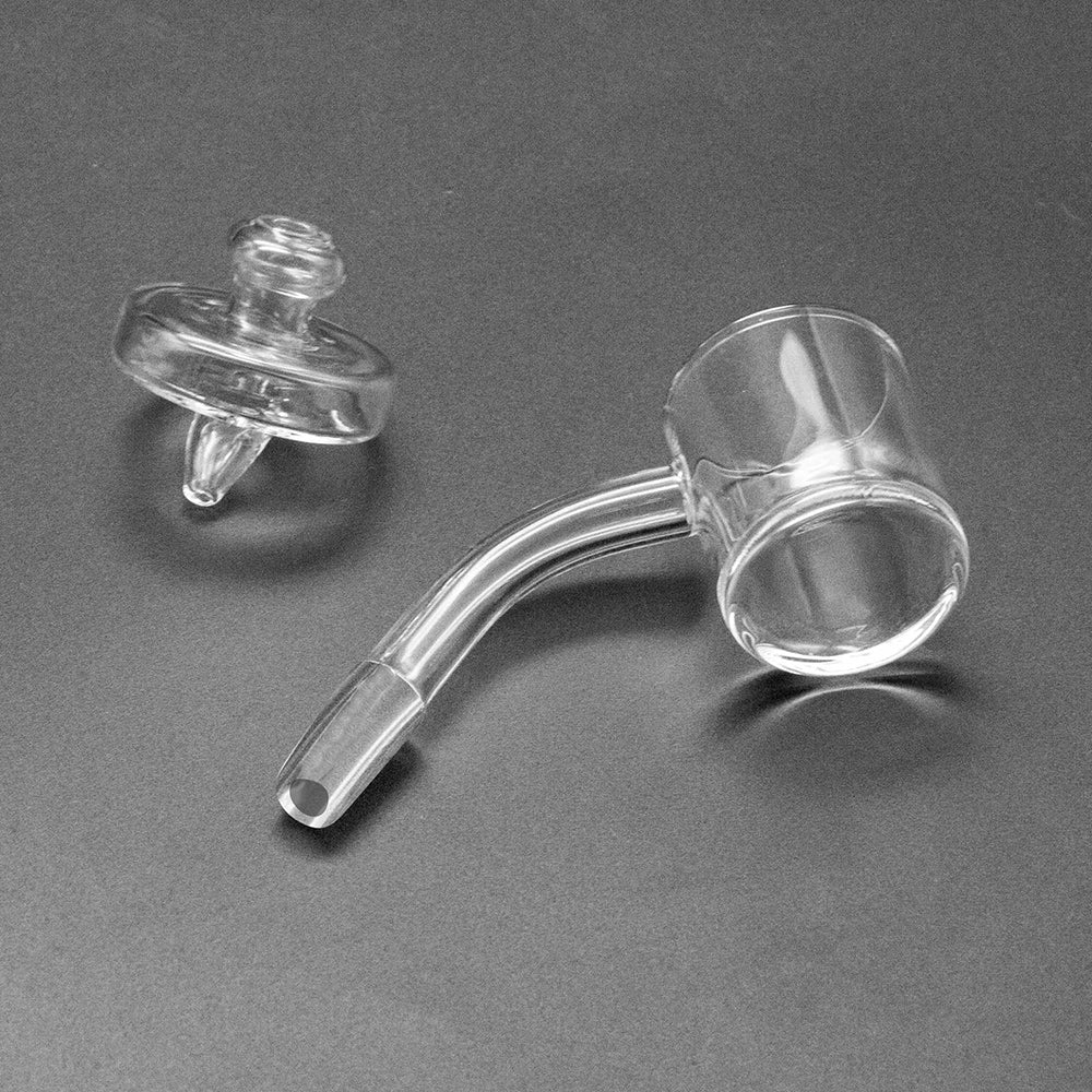 Volcanee Flat Top XXXL Quartz Banger OD 30 mm with Carb Cap