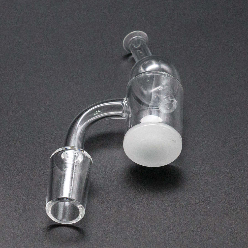 Volcanee Opaque Bottom Core Reactor Quartz Gavel Banger With Carb Caps