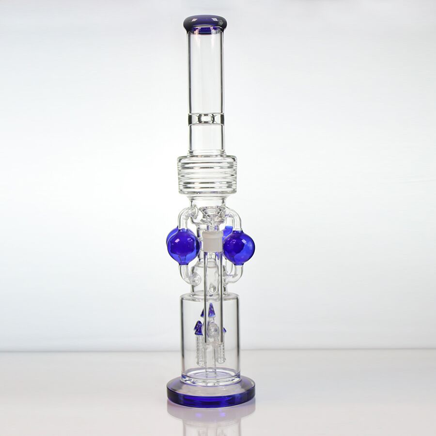factory supplier 20.5inch big glass bong tobacco smoking pipe glass water pipe