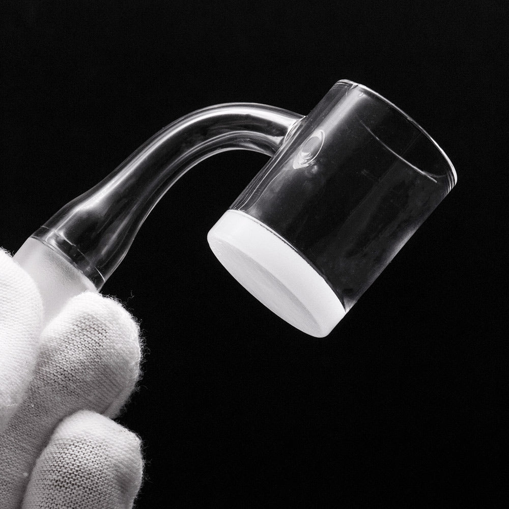 Volcanee 4mm Thick Opaque Bottom Gavel Quartz Banger