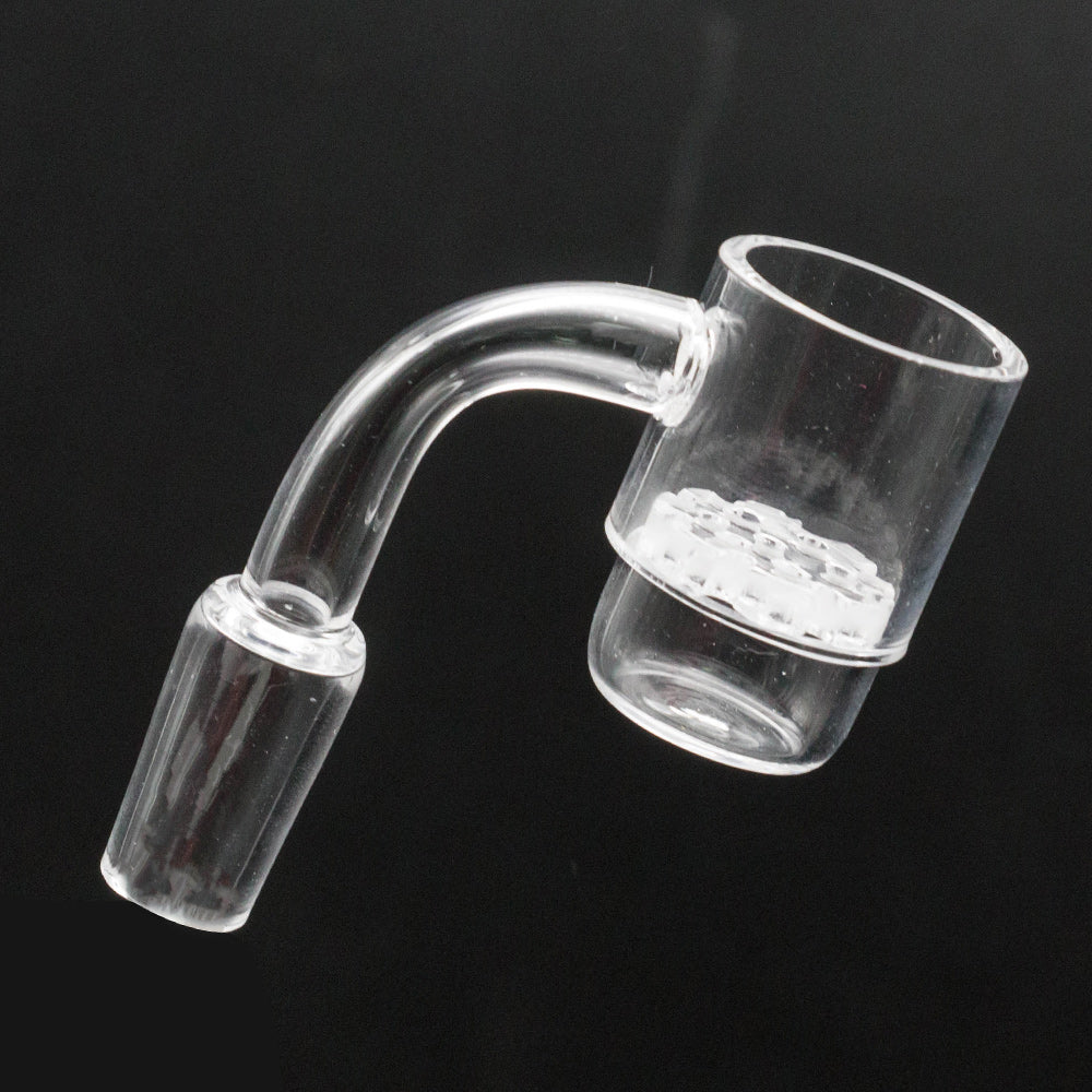 Volcanee Flat Top XL Quartz Banger with Snowflake Insert