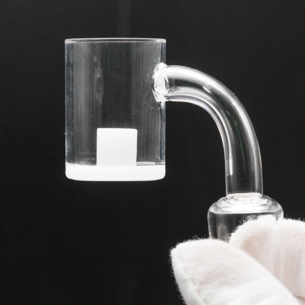 Volcanee Opaque Bottom Quartz Gavel Banger With Core Reactor