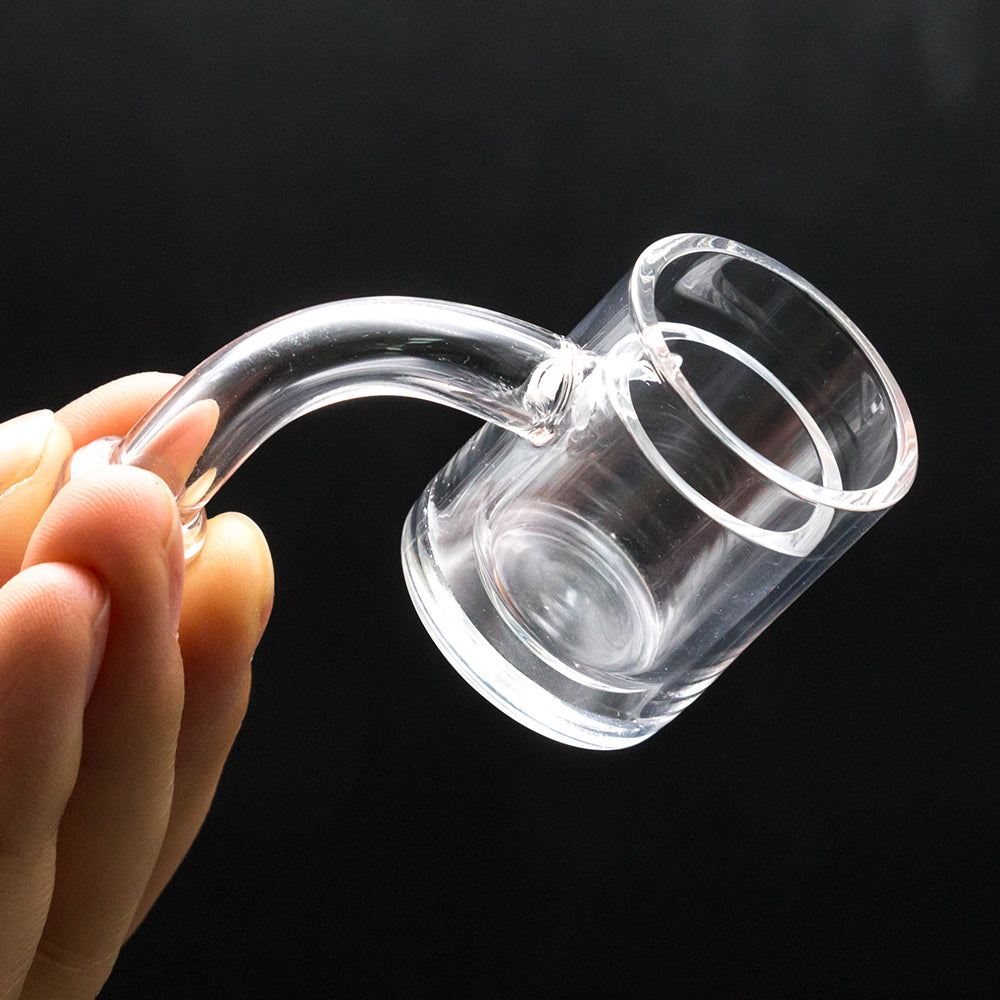 Volcanee 30mm Quartz Banger with Quartz Slits Insert