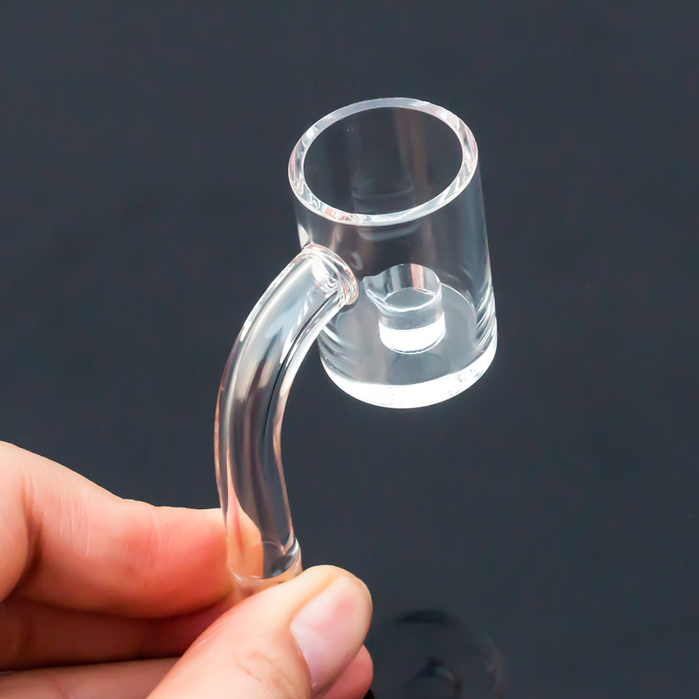 Volcanee Core Reactor Quartz Banger with Glass Ball Carb Caps
