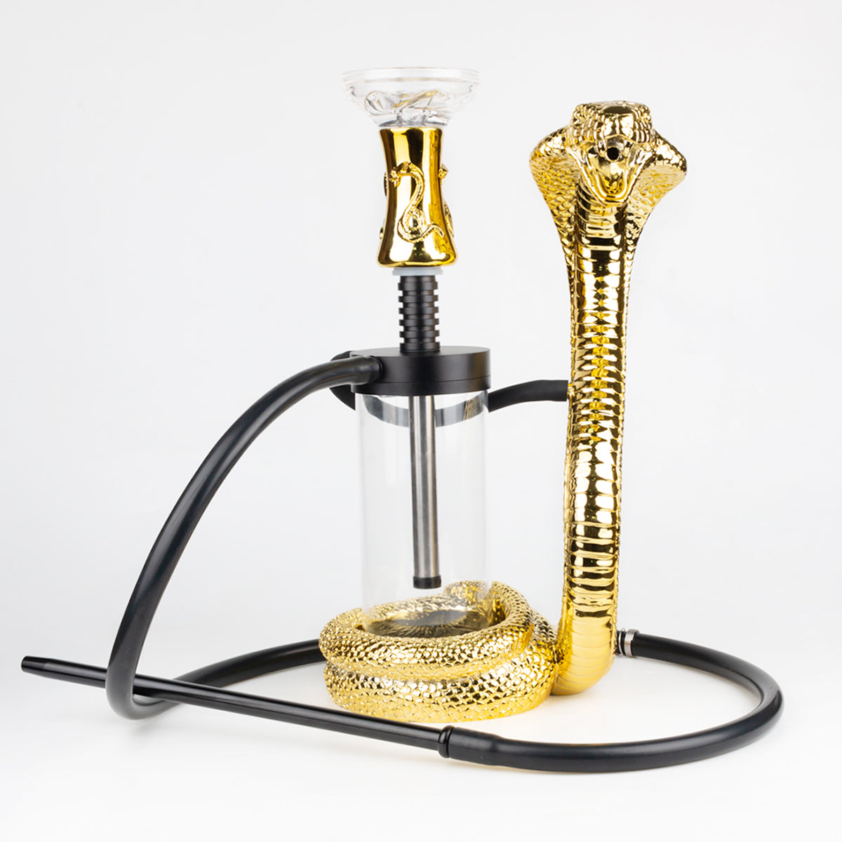 New hookah snake sheesha pipes skull-shape glass hookah