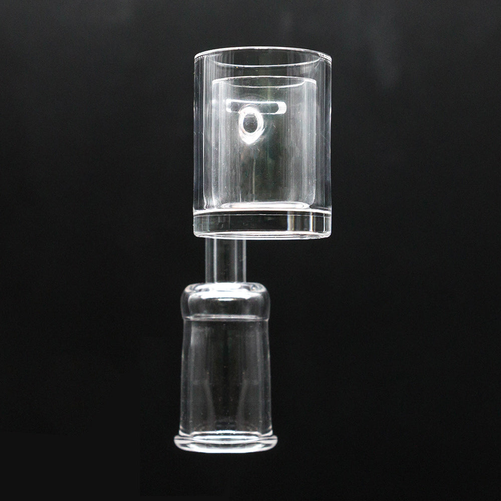 Volcanee 25 mm Quartz Banger with Quartz Slits Insert