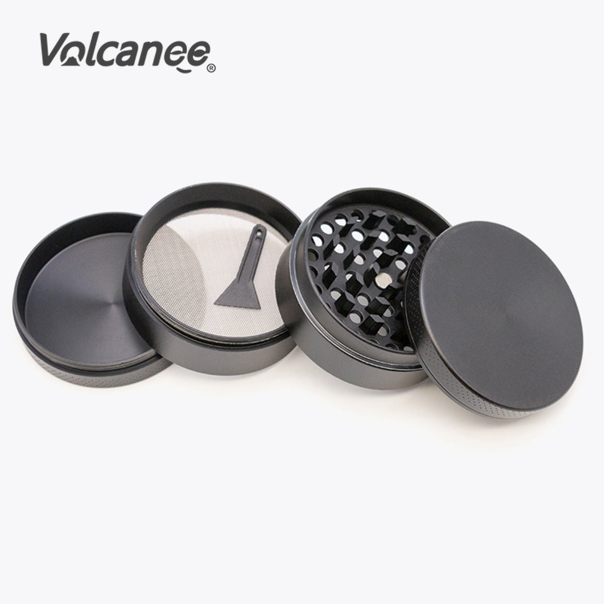 Volcanee Pepper Grinders Herb Grinder 55mm 4 Layers