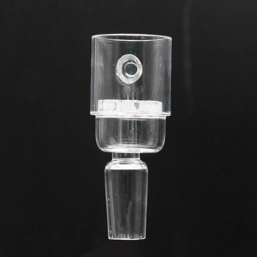 Volcanee Flat Top XL Quartz Banger with Snowflake Insert