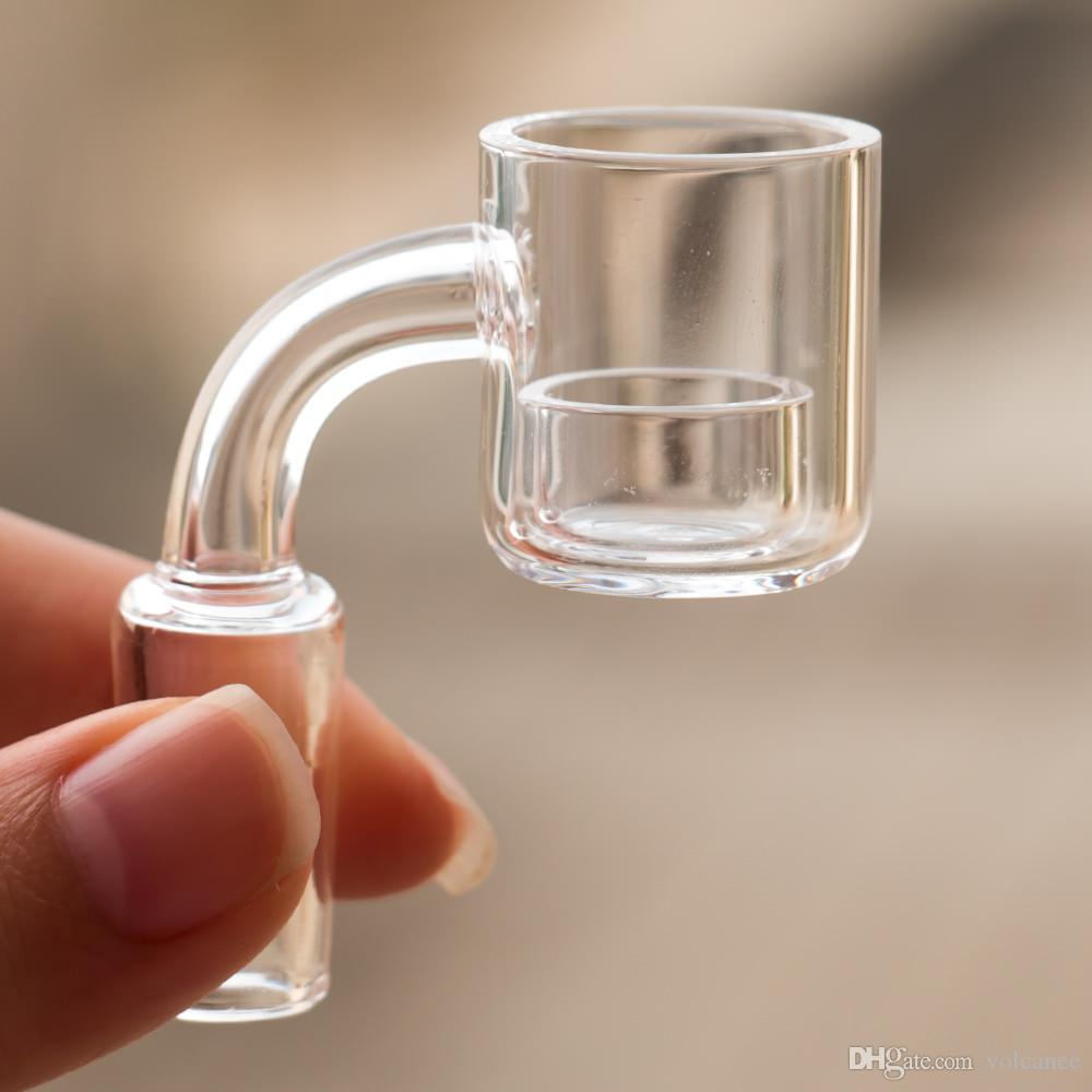 Volcanee Quartz Banger with Carb Cap