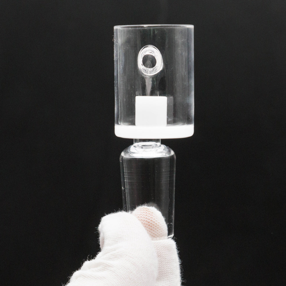 Volcanee Opaque Bottom Quartz Gavel Banger With Core Reactor