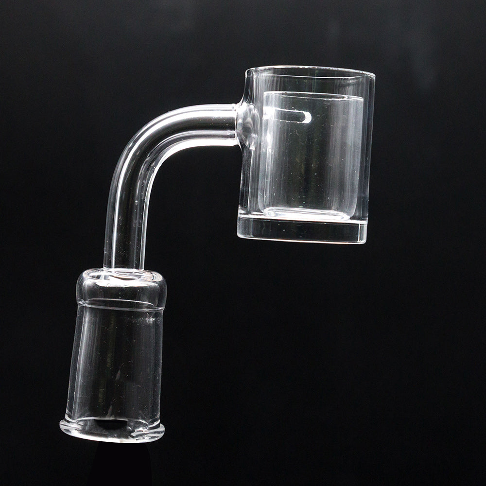 Volcanee 25 mm Quartz Banger with Quartz Slits Insert
