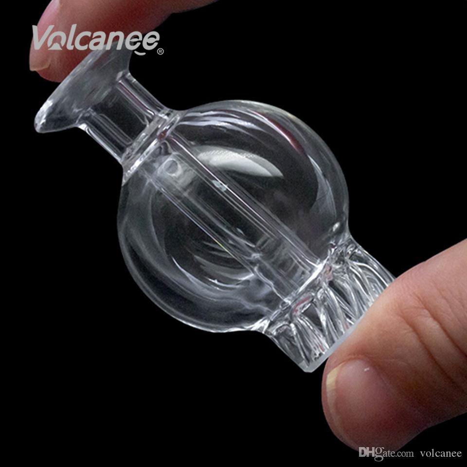 Volcanee Glass Cyclone Riptide Spinning carb caps With Air Hole for 25mm 30mm quartz banger