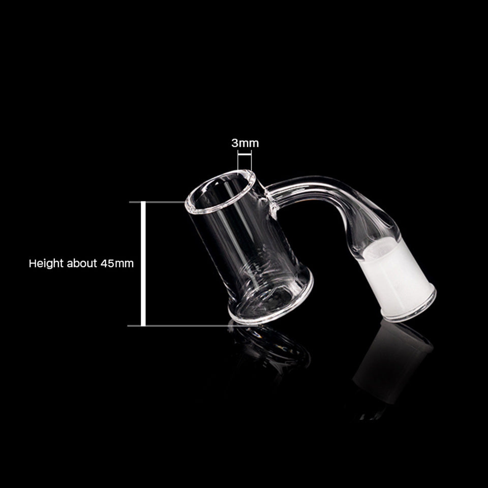 Volcanee Evan Shore & Beveled Edge Quartz Banger 25mm XL 3mm Thick