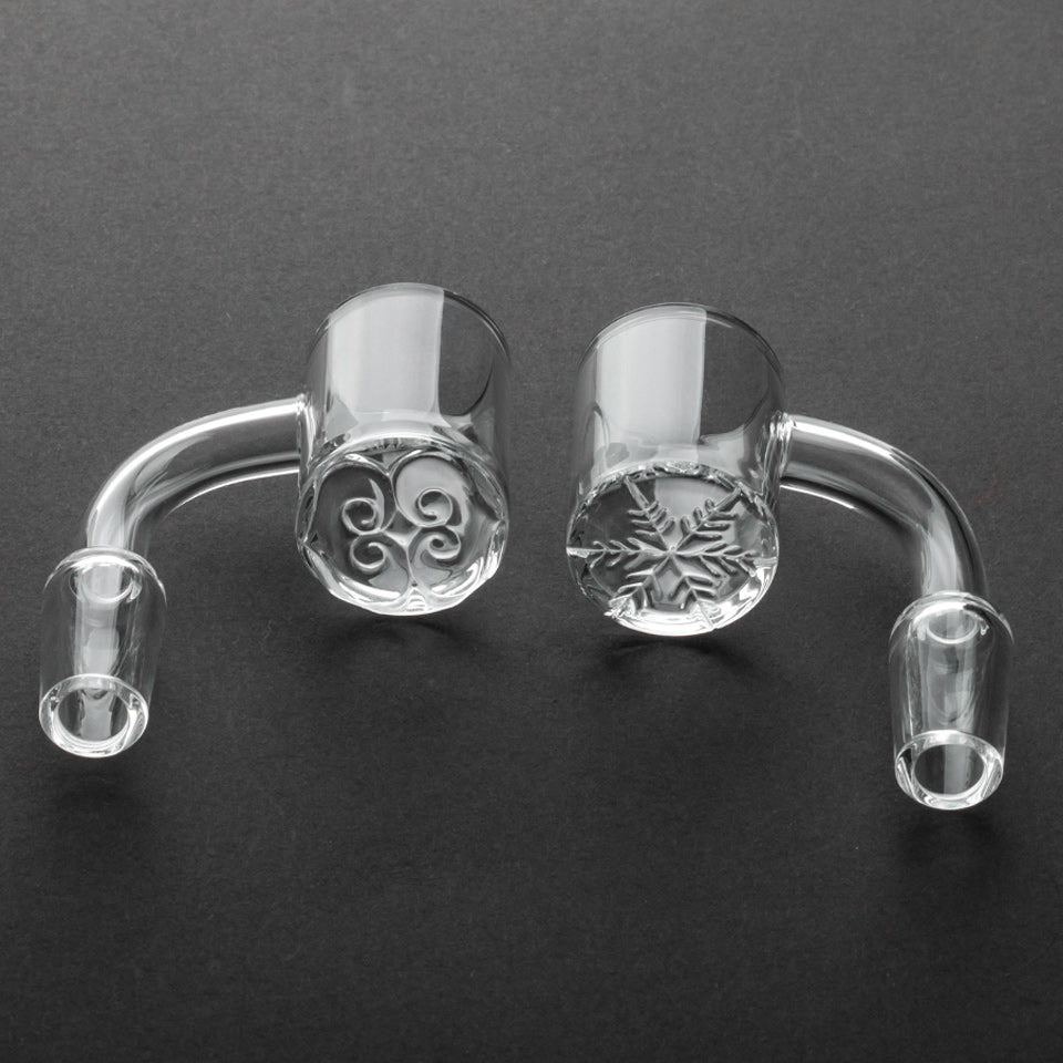 Volcanee New 4 Style Pattern Bottom Quartz Banger 25mm XL banger