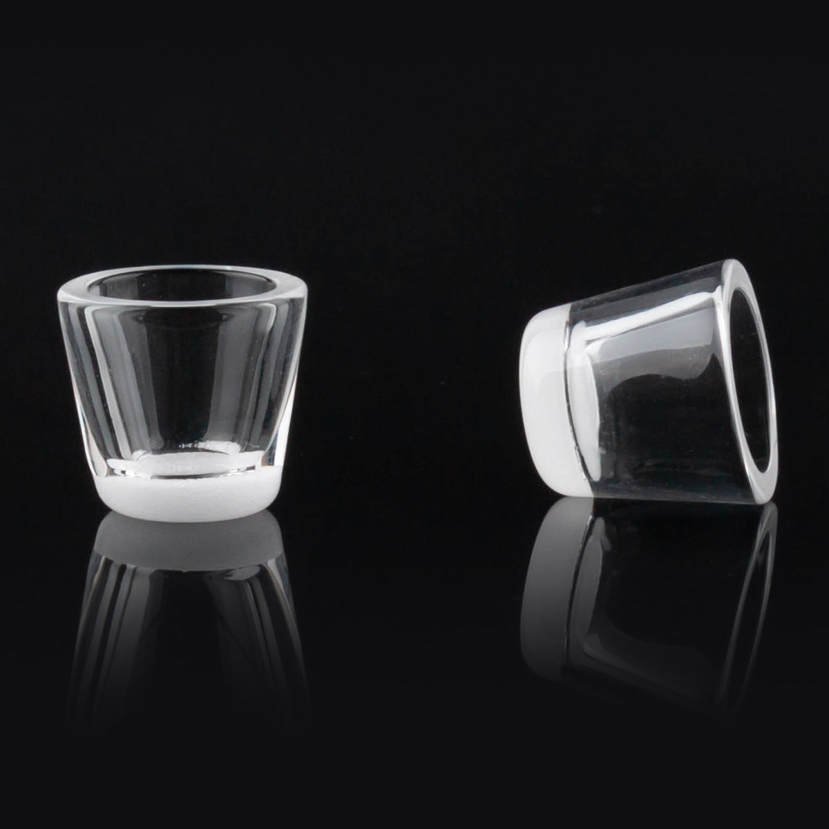 Volcanee Opaque Gavel Bottom Quartz Insert for Puffco Peak