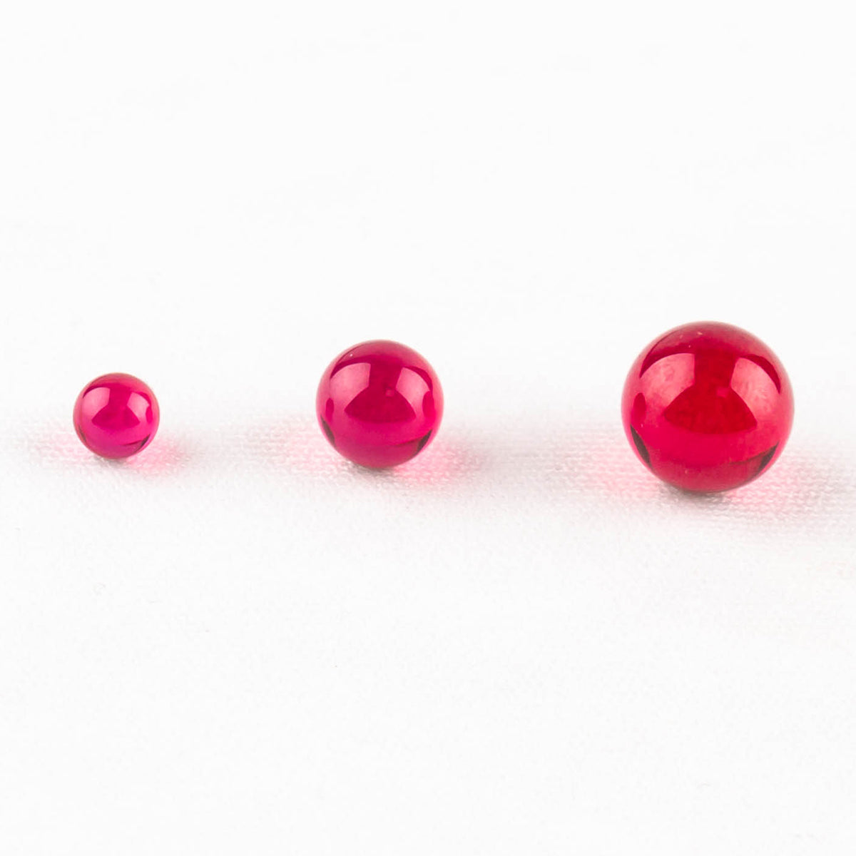 Volcanee 4mm 6mm 8mm Ruby Beads