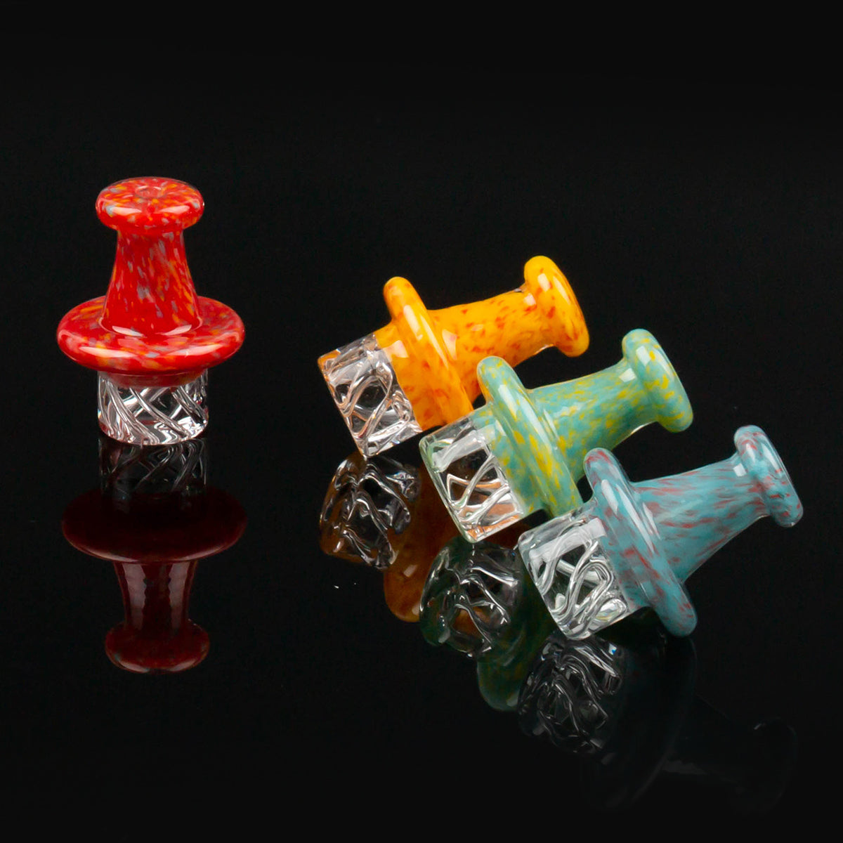 Volcanee Colorful Glass Carb Cap