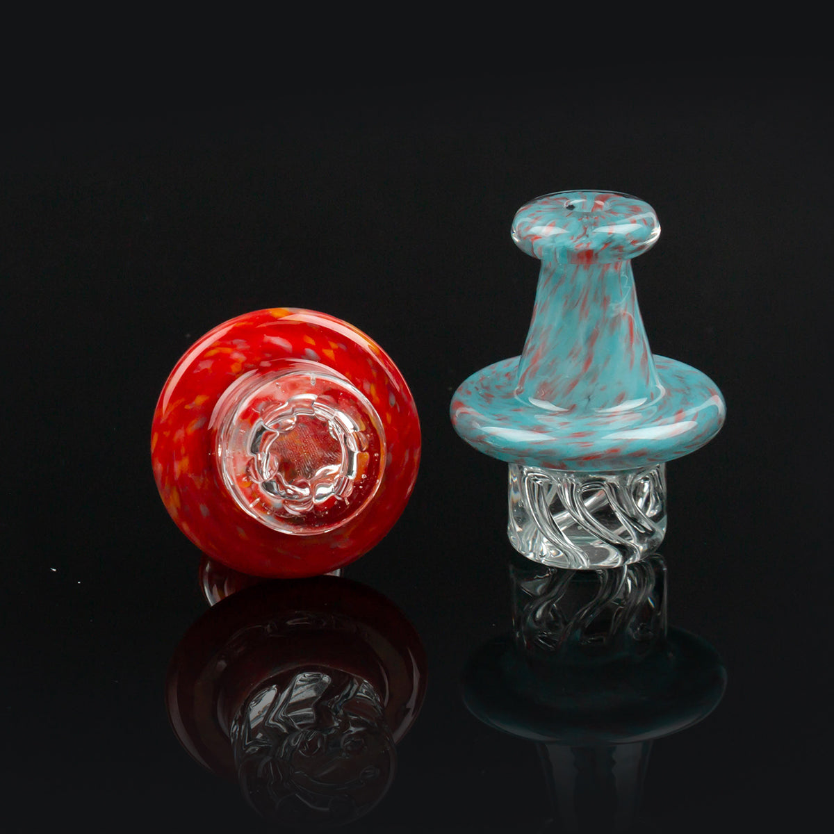 Volcanee Colorful Glass Carb Cap
