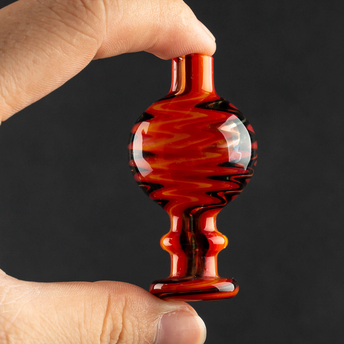 Volcanee US Color Glass Bubble Carb Caps For 25mm Quartz Banger