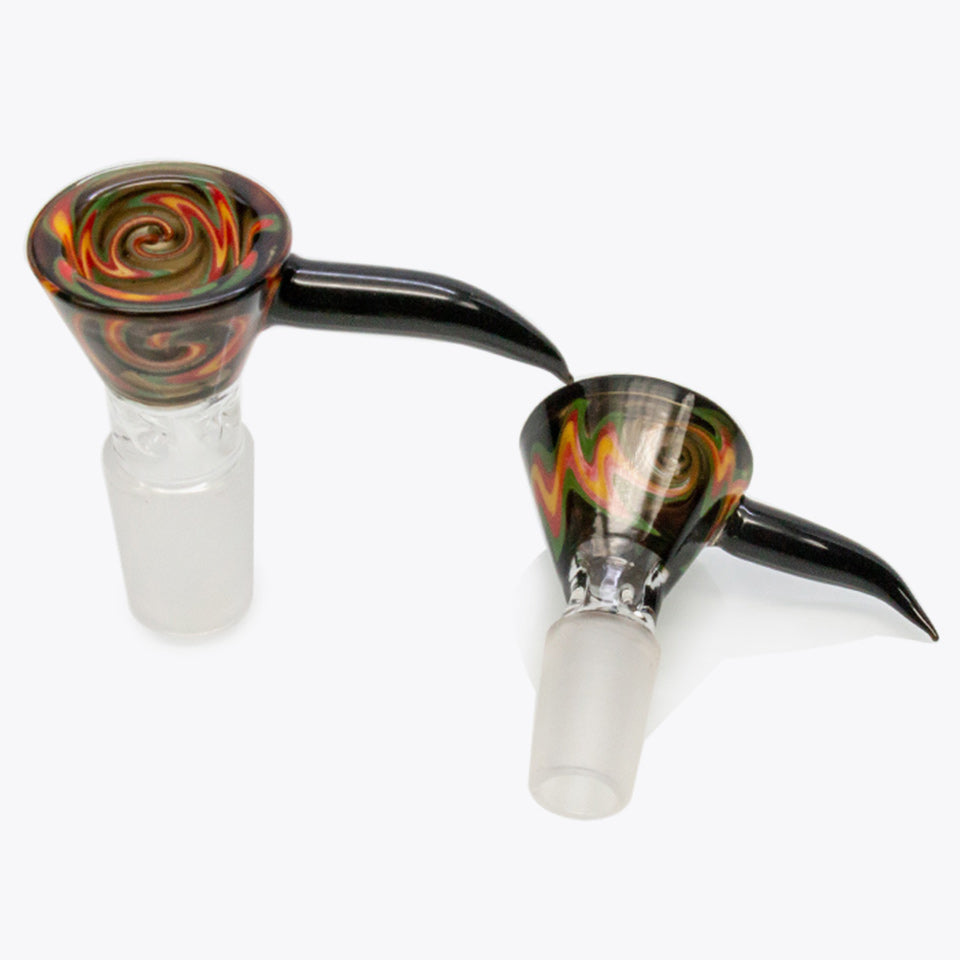 Volcanee 14mm 18mm Male Wig Wag Glass Bowls