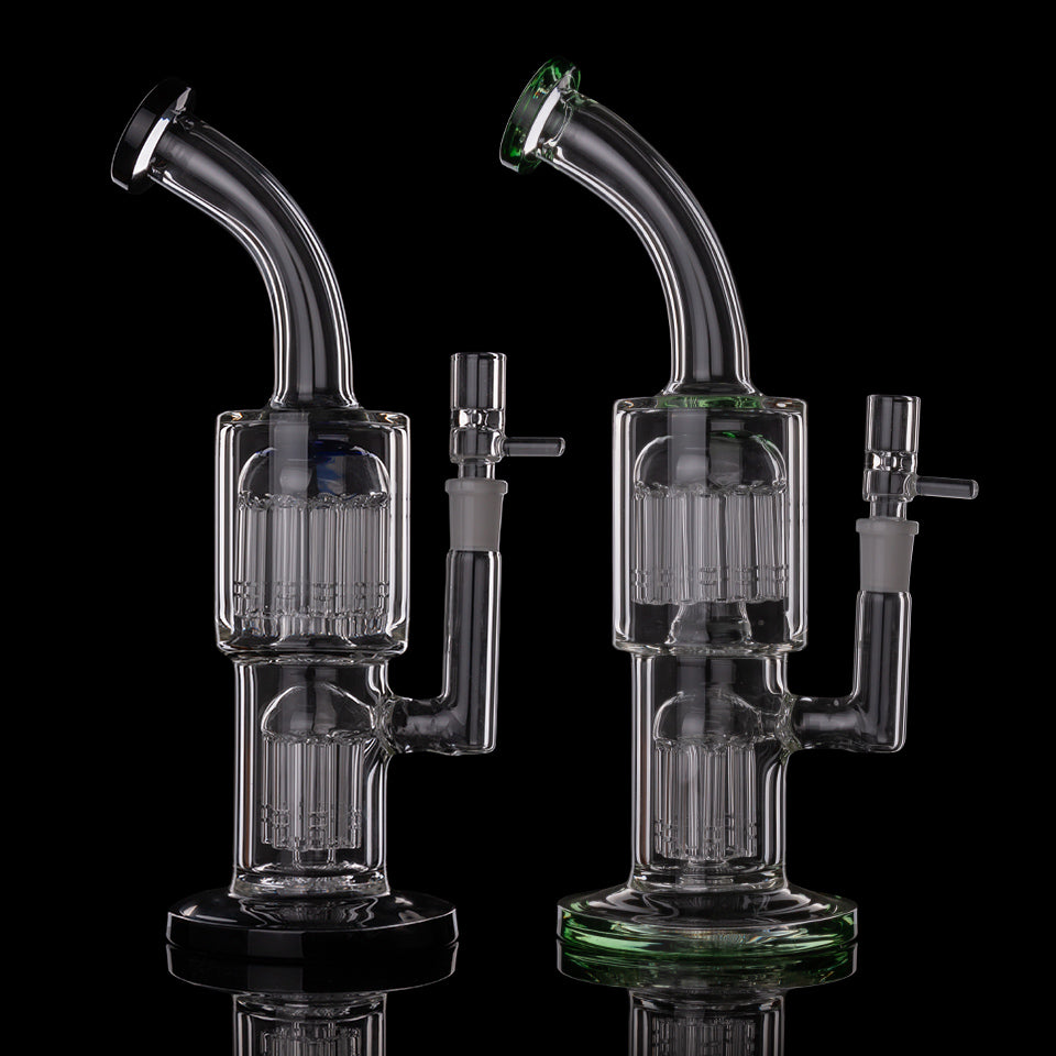 Volcanee 11 inch Glass Water Pipe 5mm Thickness Glass Bong