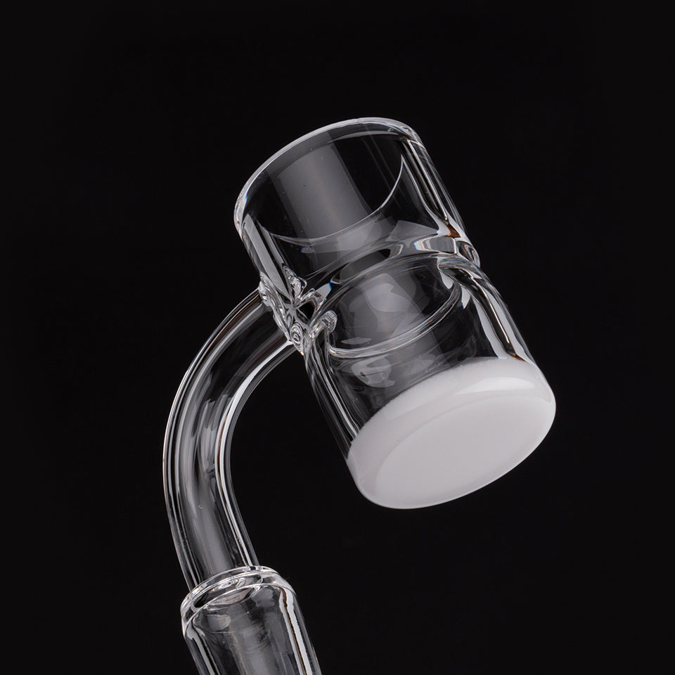 Volcanee Splash Guard Beveled Edge Quartz Banger 4mm Thick Bottom