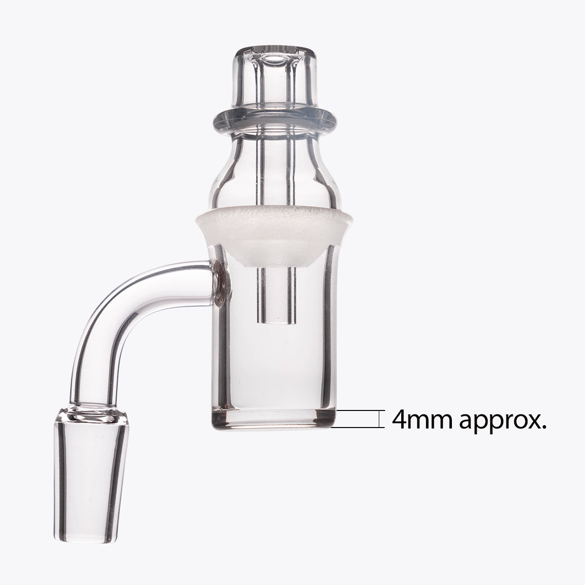 Volcanee 25mm Quartz Banger and Carb Cap set