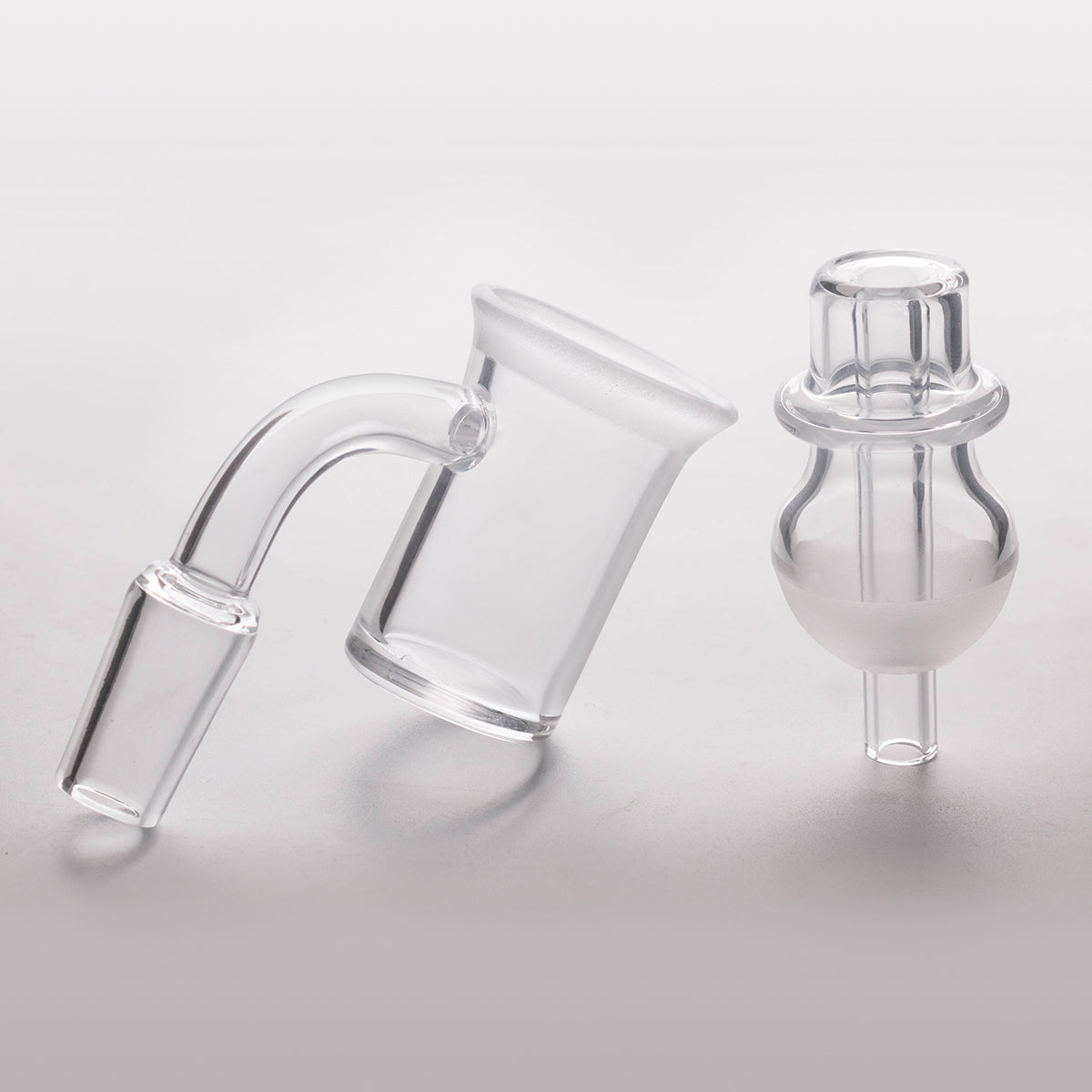 Volcanee 25mm Quartz Banger and Carb Cap set